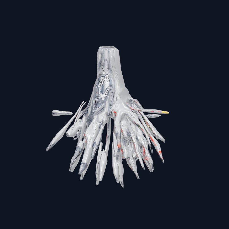 Futuristic Industrial Engine Model Pack